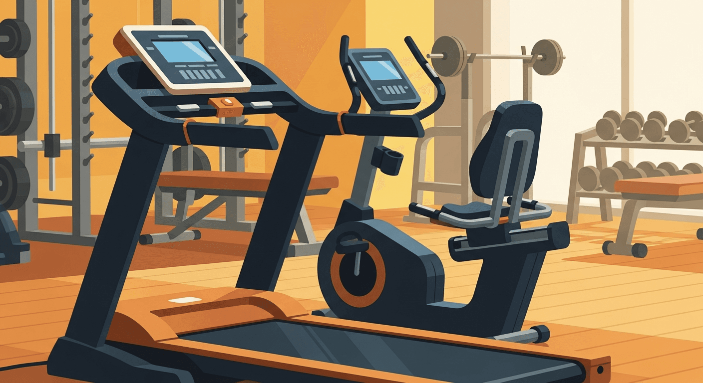 Treadmills & cardio bikes